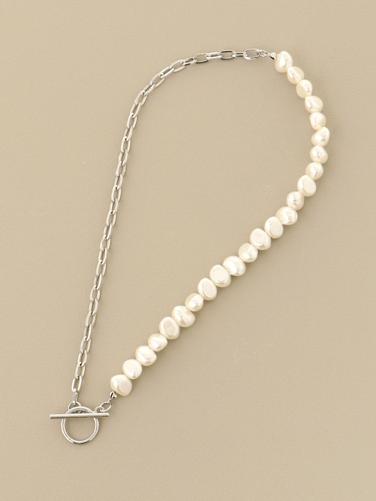 MAJESTIC LEGON 珍珠×鏈條項鍊