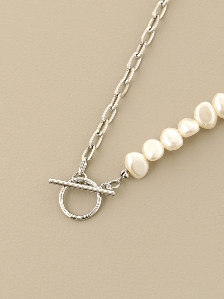 MAJESTIC LEGON 珍珠×鏈條項鍊