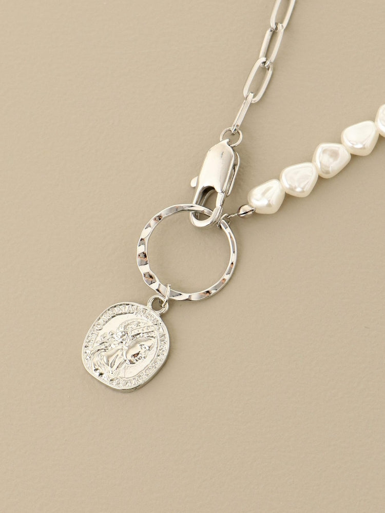 MAJESTIC LEGON 珍珠×鏈條項鍊