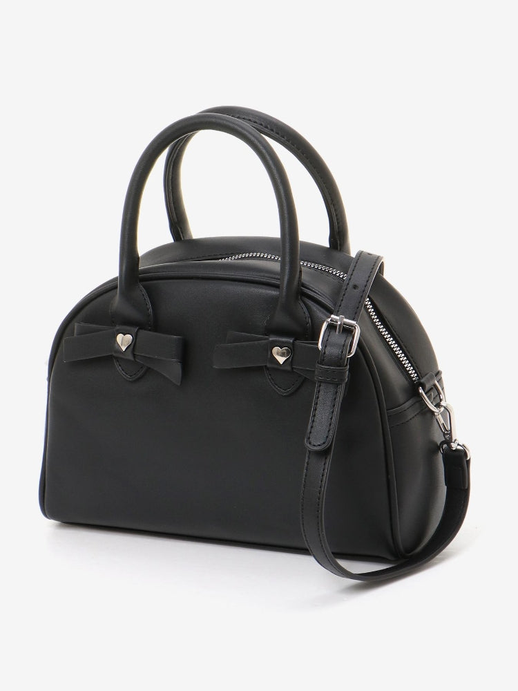 マジェスティックレゴン MAJESTIC LEGON ハートリボンミニボストン （レッド） レッド