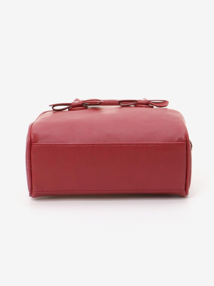 マジェスティックレゴン MAJESTIC LEGON ハートリボンミニボストン （レッド） レッド