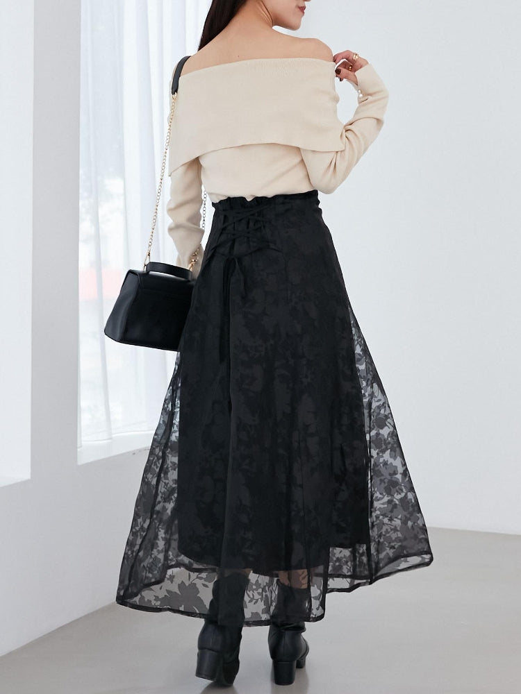 マジェスティックレゴン MAJESTIC LEGON レディニットドッキングワンピース （ホワイト） ホワイト