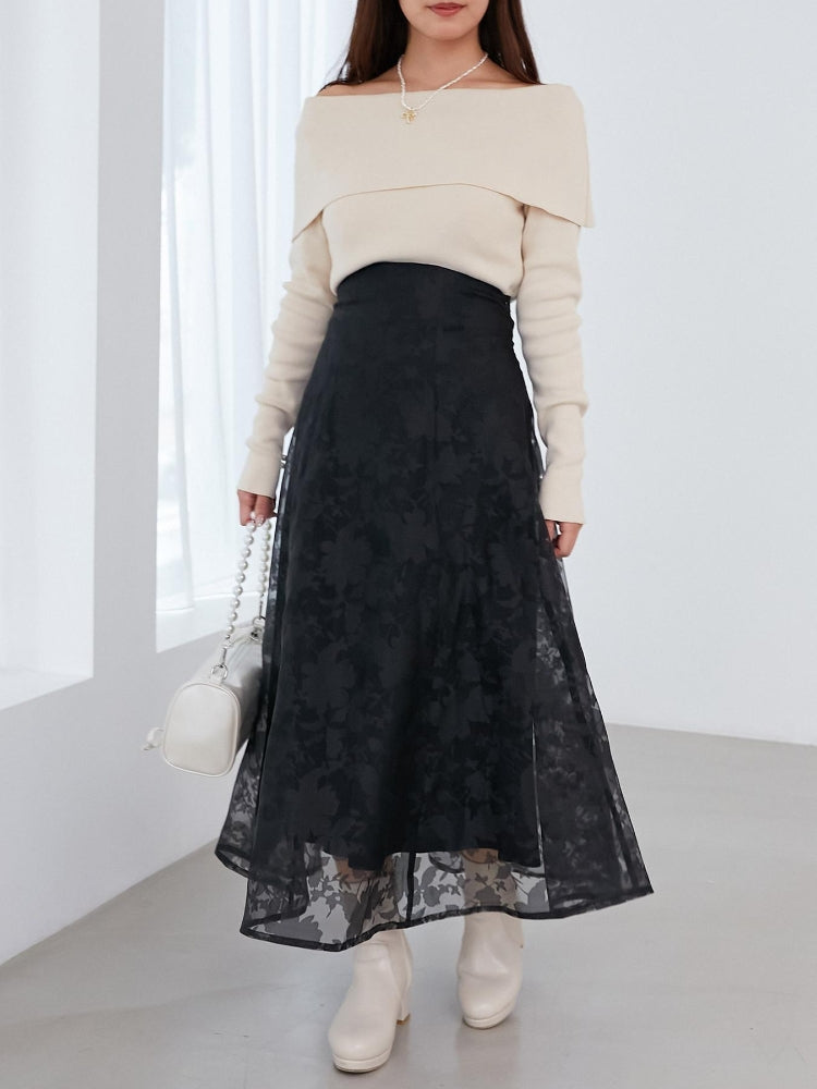 マジェスティックレゴン MAJESTIC LEGON レディニットドッキングワンピース （ホワイト） ホワイト