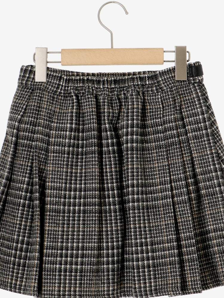 マジェスティックレゴン MAJESTIC LEGON サイドベルトプリーツミニスカパン