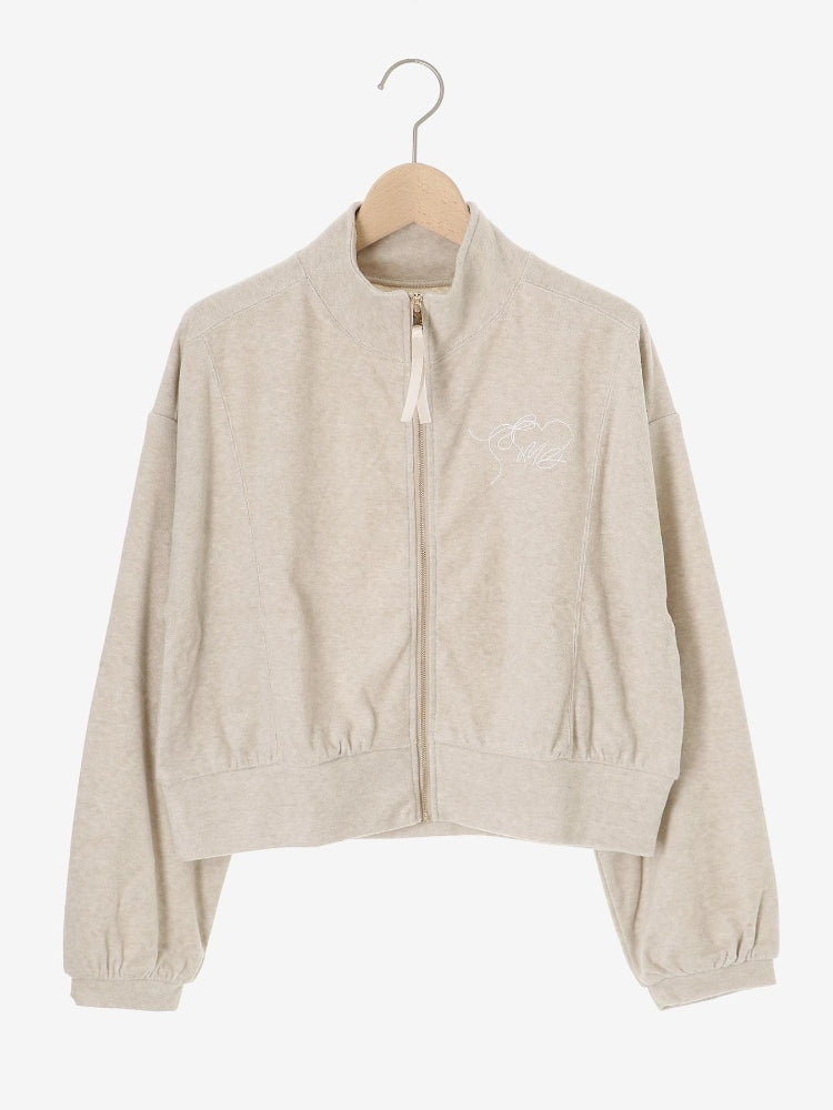 マジェスティックレゴン MAJESTIC LEGON ベロアトラックジャケット （グレー） グレー