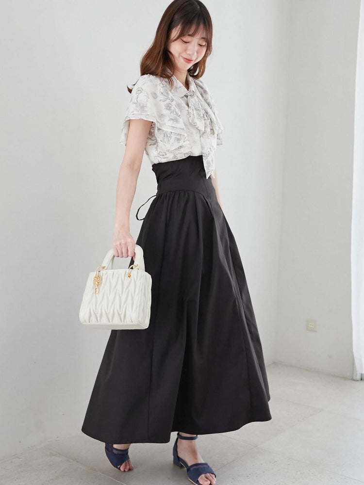 マジェスティックレゴン MAJESTIC LEGON 2wayフリルスリーブブラウス （ホワイト） ホワイト