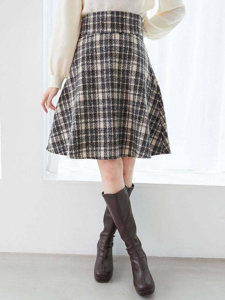 マジェスティックレゴン MAJESTIC LEGON バックレースアップフレアスカート （ホワイト） ホワイト