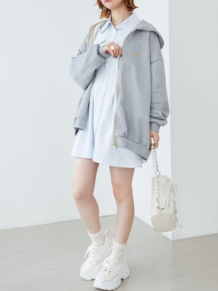 マジェスティックレゴン MAJESTIC LEGON バックレースアップミニシャツワンピ （ホワイト） ホワイト