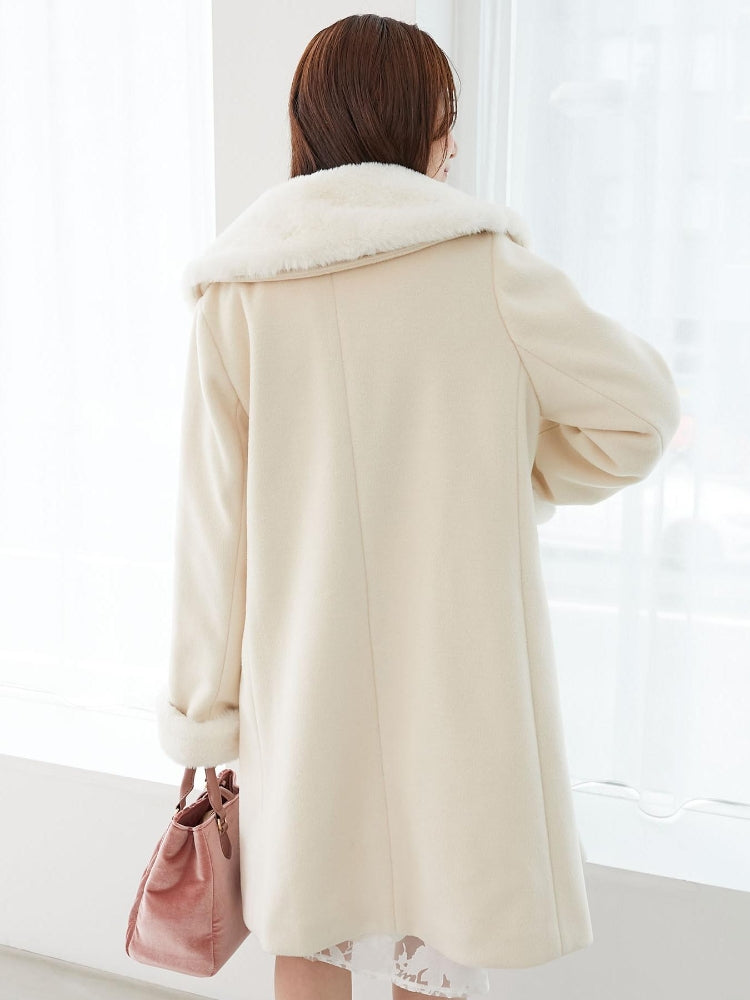 マジェスティックレゴン MAJESTIC LEGON 7wayファー×ビジューコート （グレー） グレー