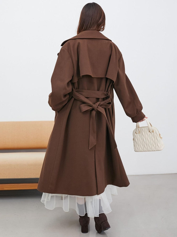 マジェスティックレゴン MAJESTIC LEGON レディロングチェスターコート （ベージュ） ベージュ