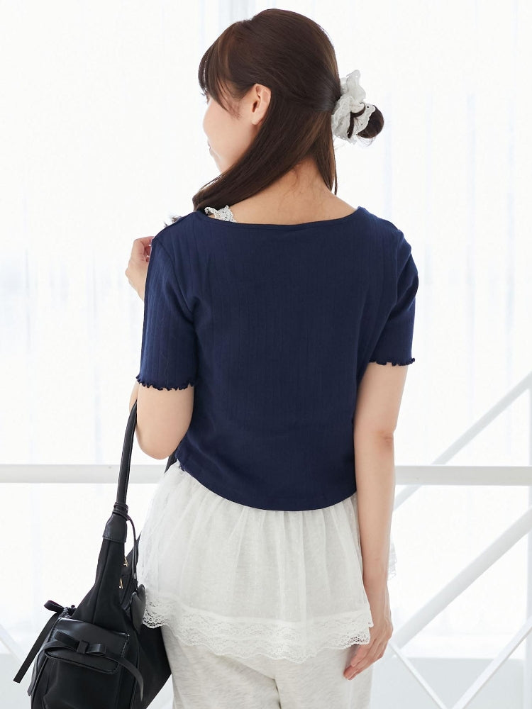 マジェスティックレゴン MAJESTIC LEGON ペプラムキャミセットカットカーデ （他） 他