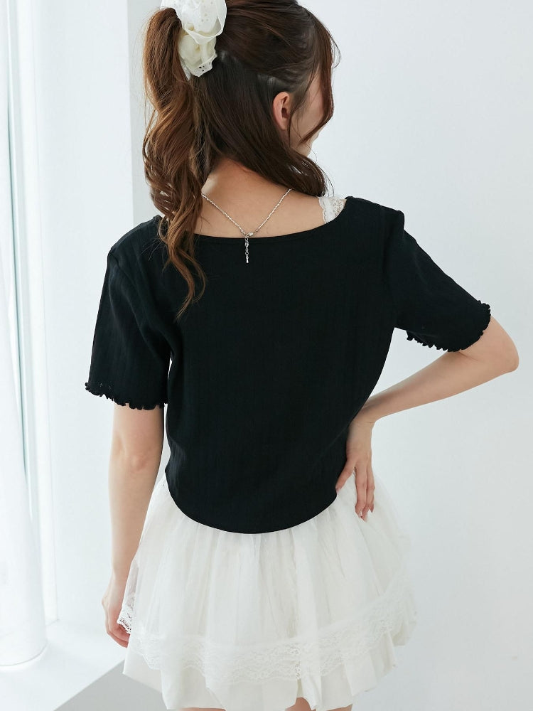 マジェスティックレゴン MAJESTIC LEGON ペプラムキャミセットカットカーデ （他） 他