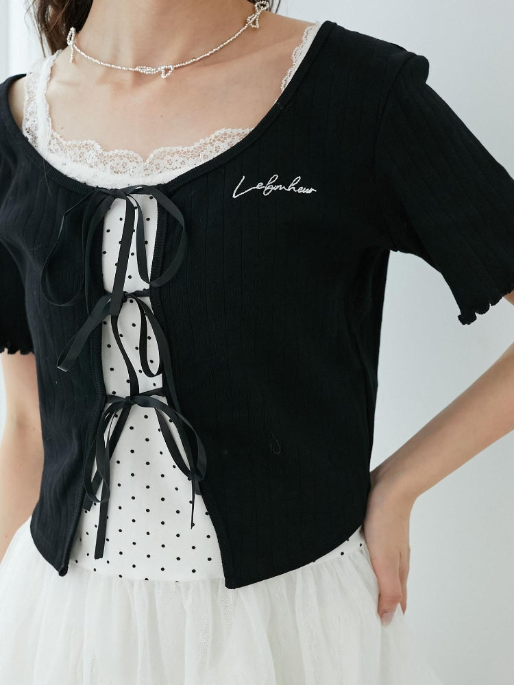 マジェスティックレゴン MAJESTIC LEGON ペプラムキャミセットカットカーデ （他） 他