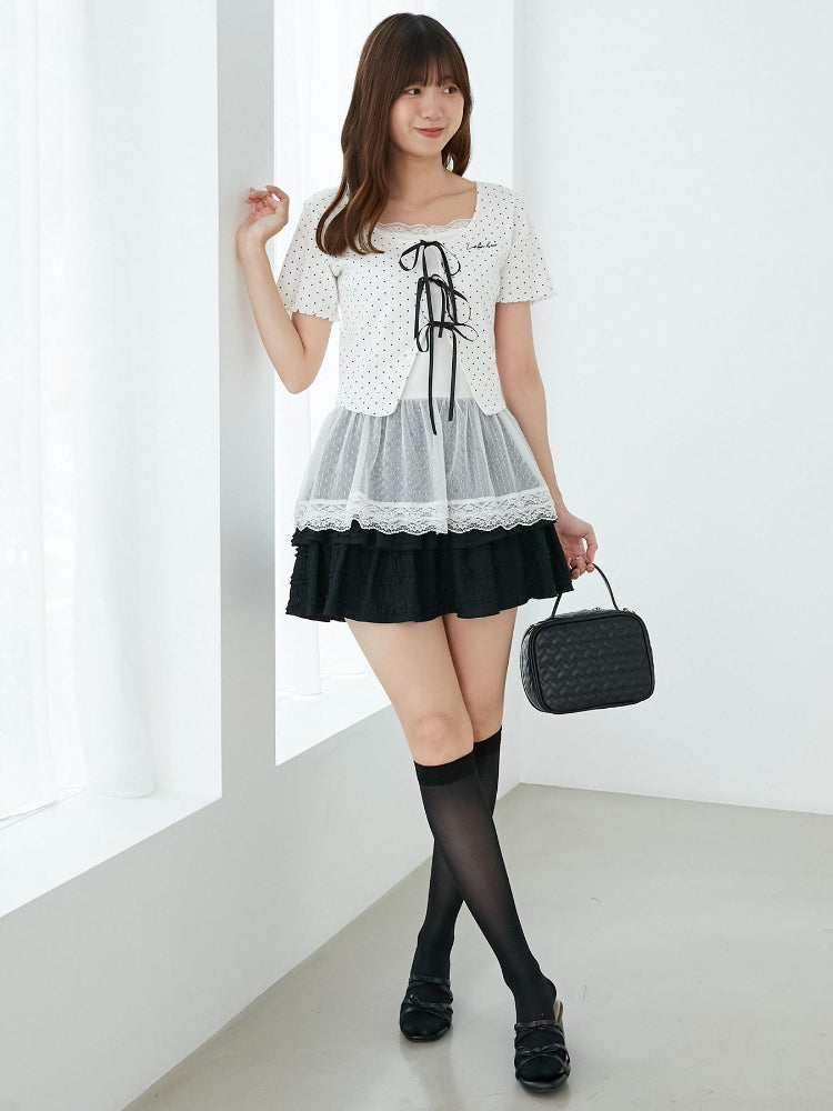 マジェスティックレゴン MAJESTIC LEGON ペプラムキャミセットカットカーデ （他） 他