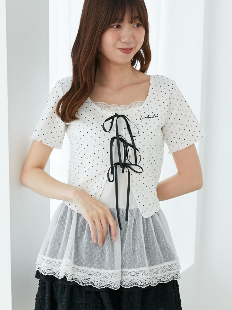 マジェスティックレゴン MAJESTIC LEGON ペプラムキャミセットカットカーデ （他） 他