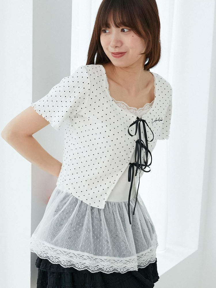 マジェスティックレゴン MAJESTIC LEGON ペプラムキャミセットカットカーデ （他） 他