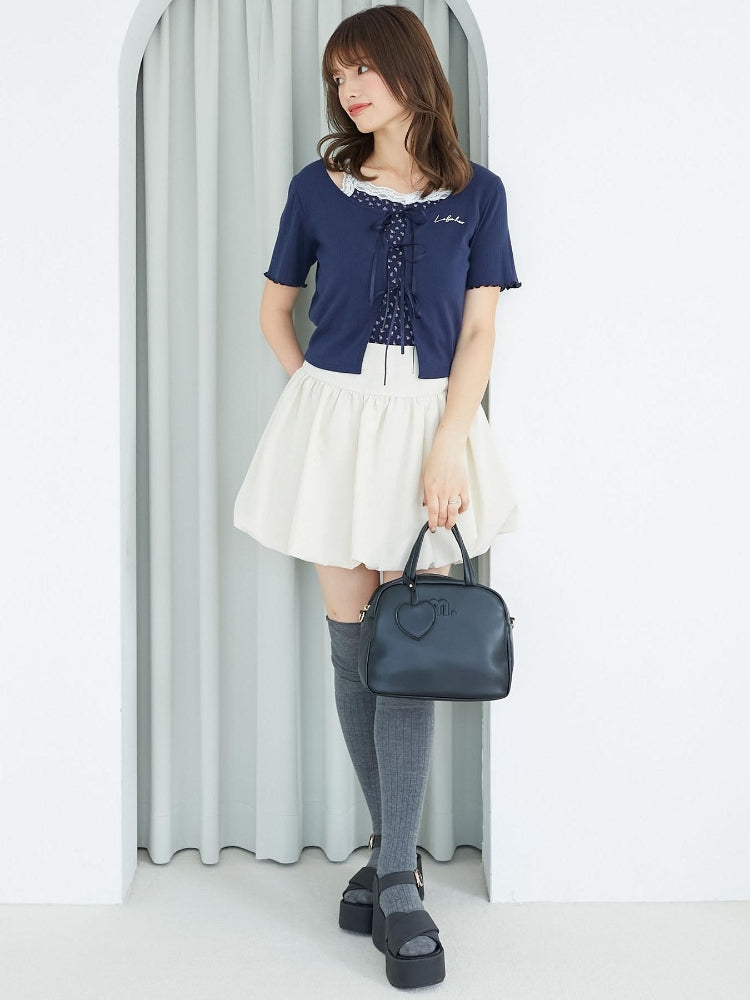 マジェスティックレゴン MAJESTIC LEGON ペプラムキャミセットカットカーデ （他） 他