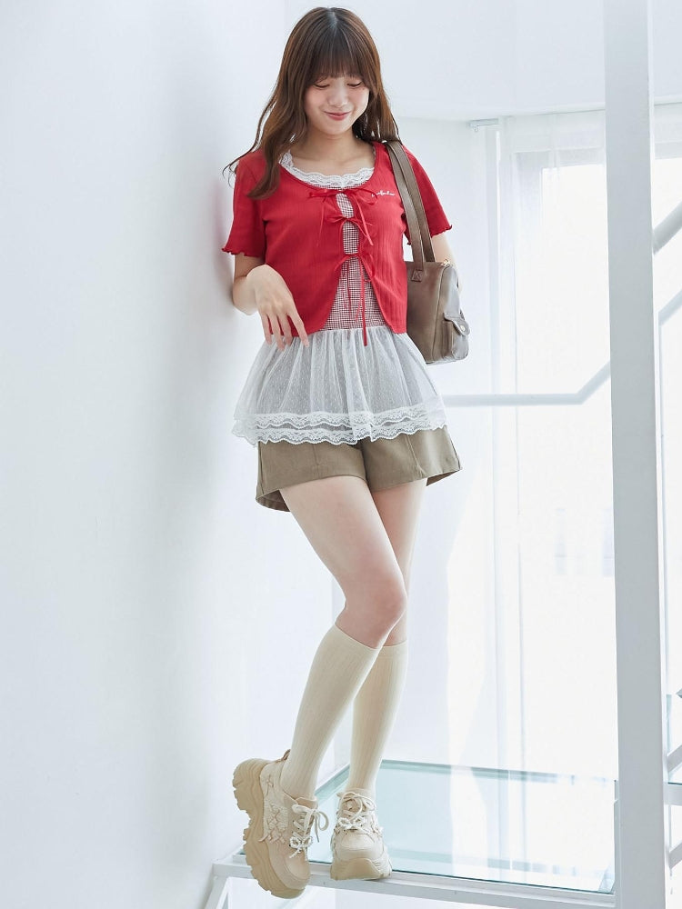 マジェスティックレゴン MAJESTIC LEGON ペプラムキャミセットカットカーデ （他） 他