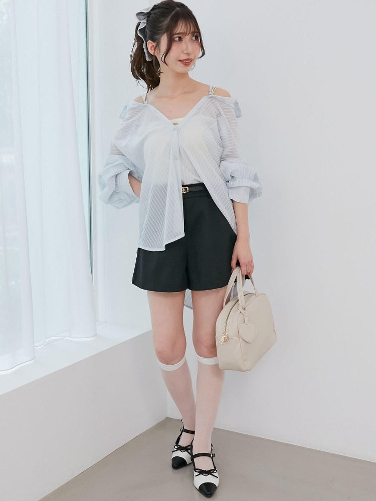 マジェスティックレゴン MAJESTIC LEGON 2wayミディシャツ （ピンク） ピンク