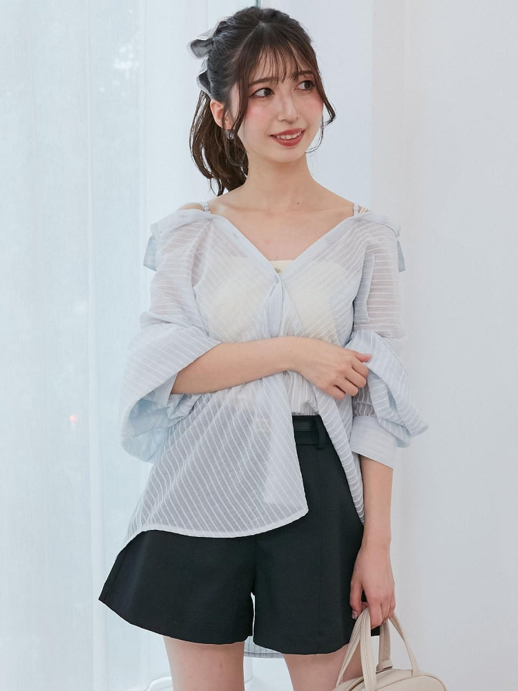 マジェスティックレゴン MAJESTIC LEGON 2wayミディシャツ （ピンク） ピンク