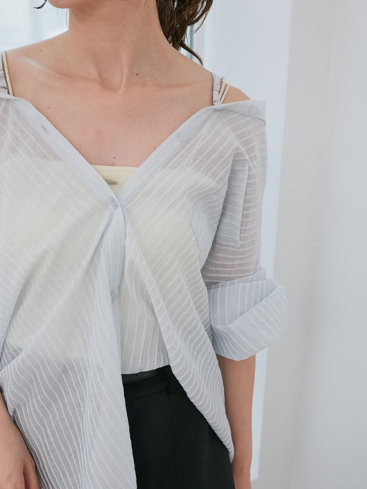 マジェスティックレゴン MAJESTIC LEGON 2wayミディシャツ （ピンク） ピンク