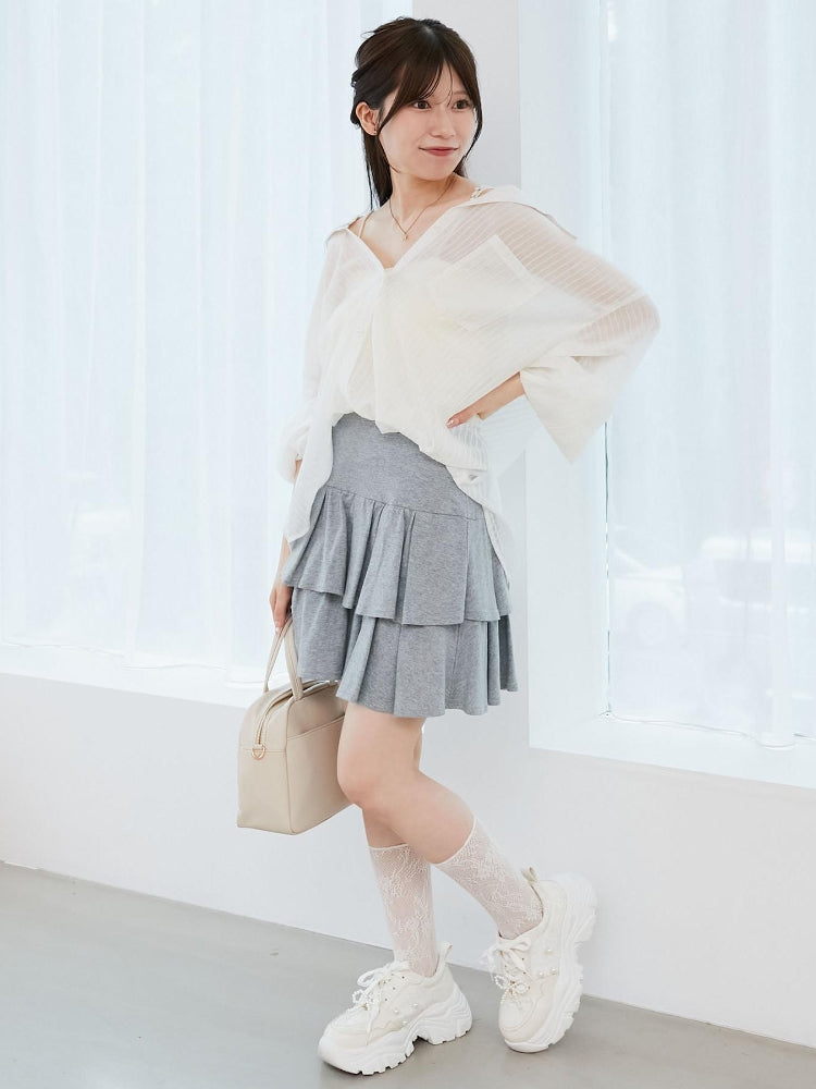 マジェスティックレゴン MAJESTIC LEGON 2wayミディシャツ （ピンク） ピンク