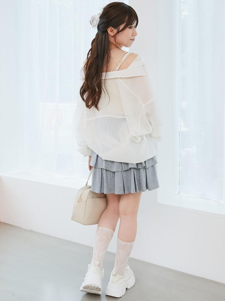 マジェスティックレゴン MAJESTIC LEGON 2wayミディシャツ （ピンク） ピンク