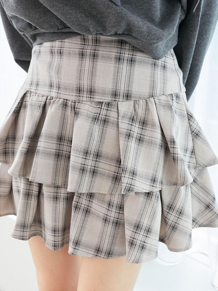 マジェスティックレゴン MAJESTIC LEGON アソートティアードミニスカパン （ブラック） ブラック