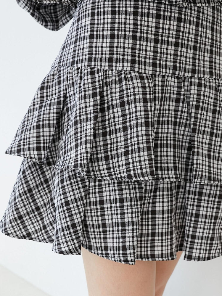 マジェスティックレゴン MAJESTIC LEGON アソートティアードミニスカパン （ブラック） ブラック