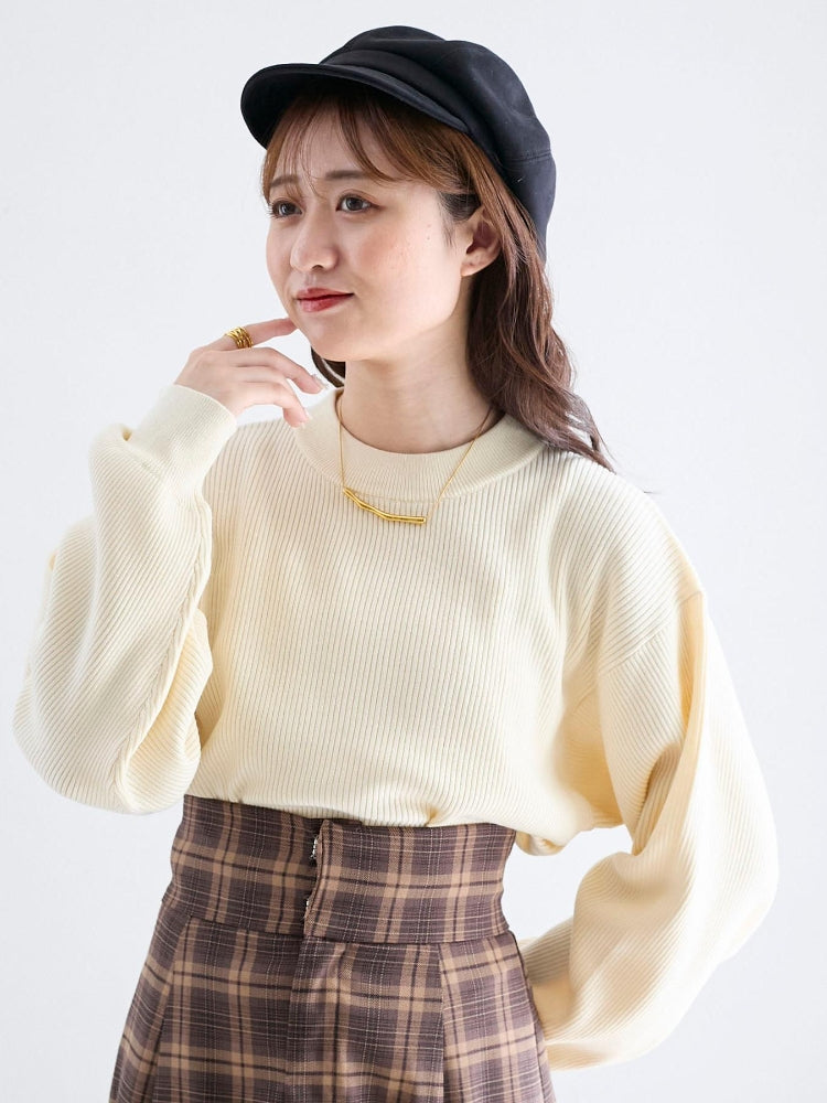 マジェスティックレゴン MAJESTIC LEGON ボリュームスリーブニット （ピンク） ピンク