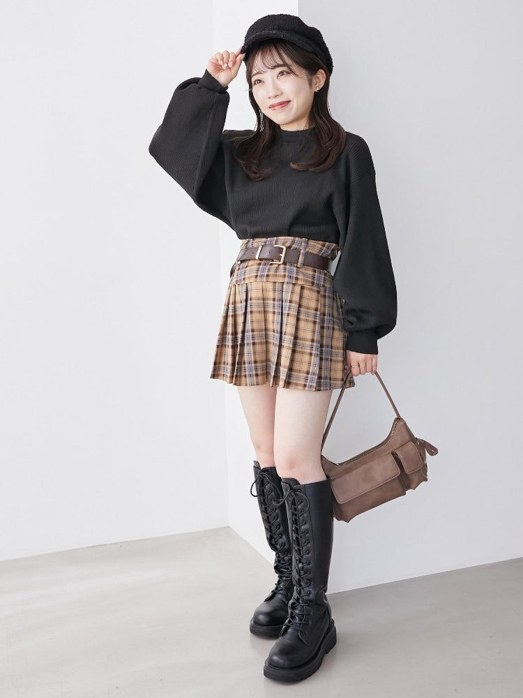 マジェスティックレゴン MAJESTIC LEGON ボリュームスリーブニット （ピンク） ピンク