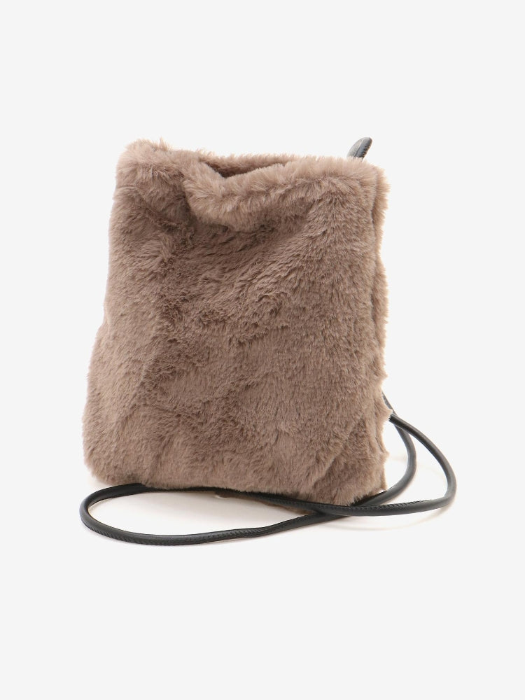 マジェスティックレゴン MAJESTIC LEGON ファーポシェット （グレー） グレー