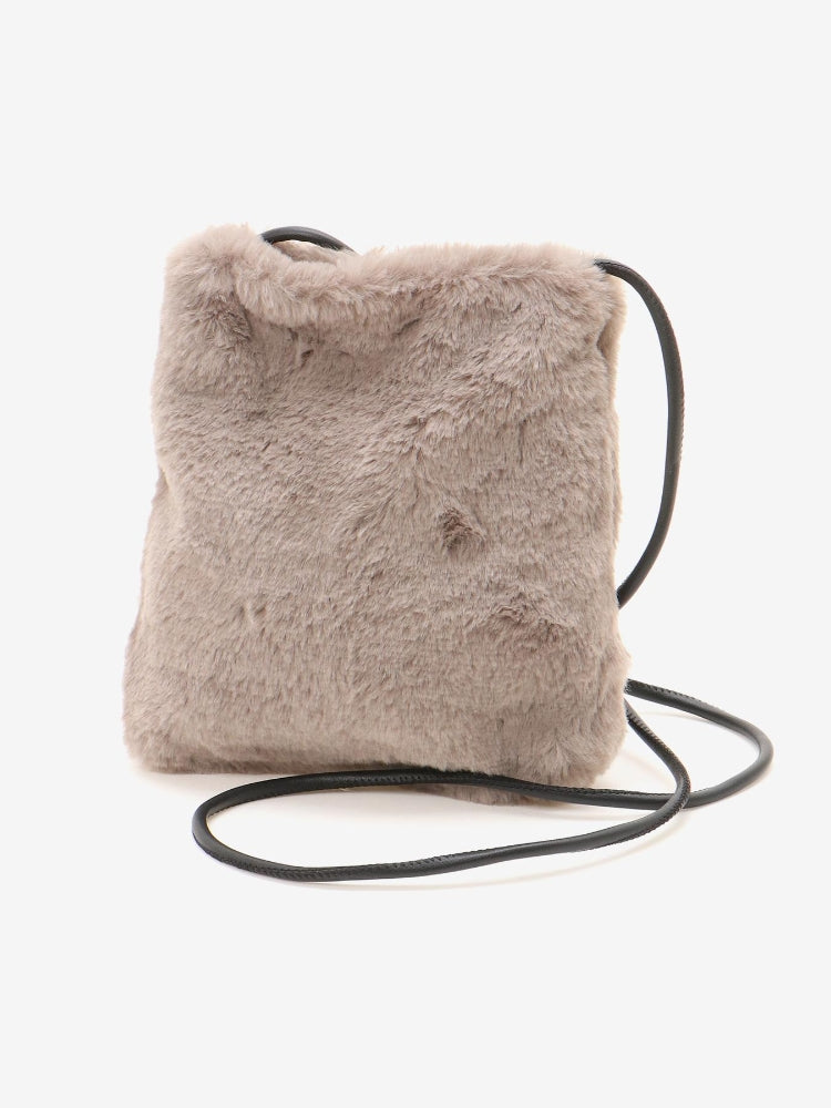 マジェスティックレゴン MAJESTIC LEGON ファーポシェット （グレー） グレー