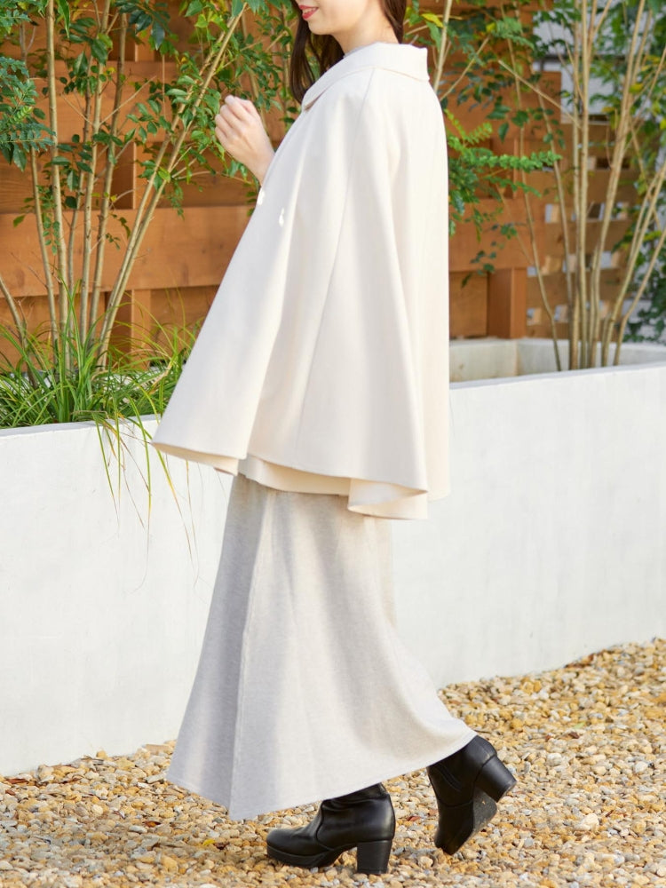 MAJESTIC LEGON 2wayケープデザイントレンチ（ホワイト） ホワイト