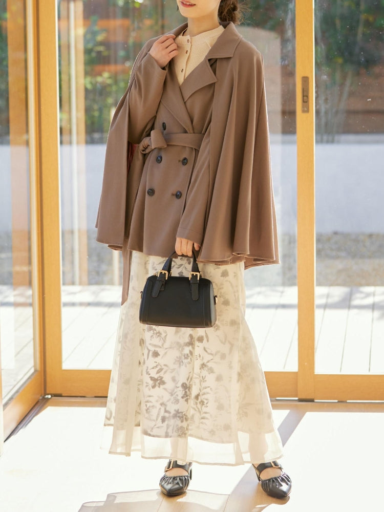 MAJESTIC LEGON 2wayケープデザイントレンチ（ホワイト） ホワイト