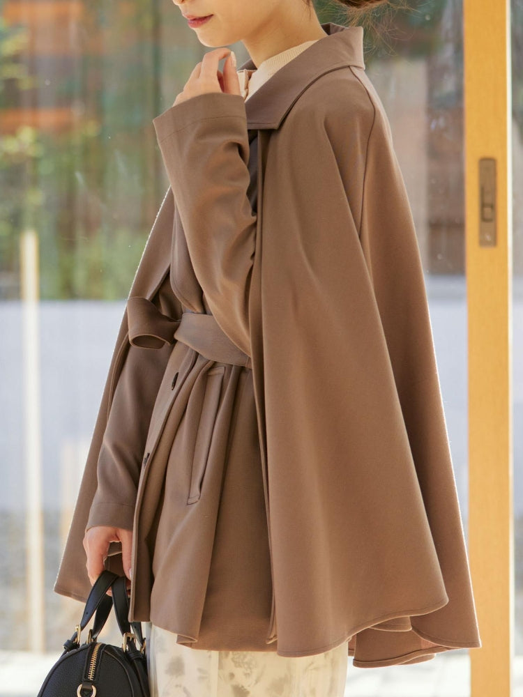 MAJESTIC LEGON 2wayケープデザイントレンチ（ホワイト） ホワイト