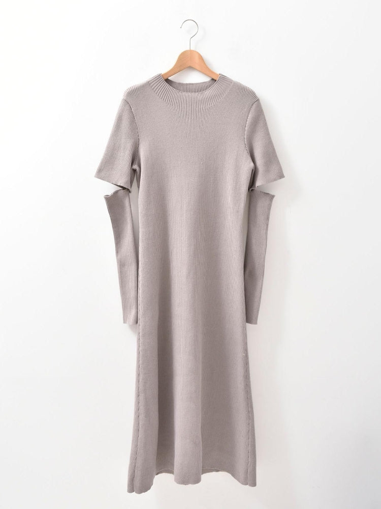 MAJESTIC LEGON ☆レースカラーマルチwayニットワンピ（グレー） グレー
