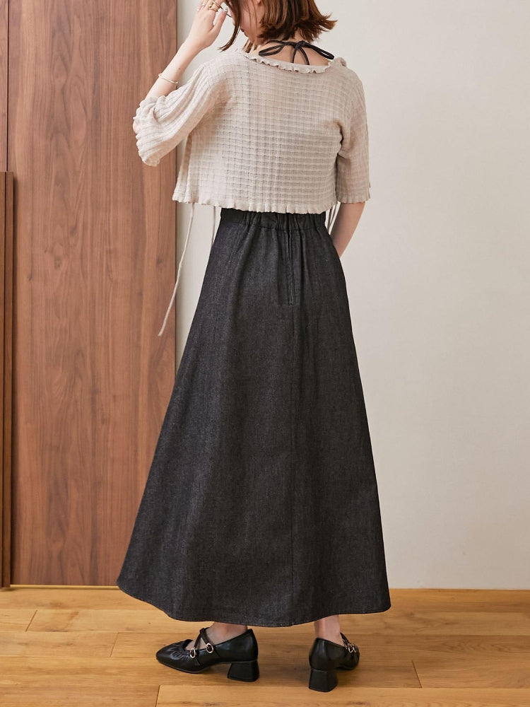 MAJESTIC LEGON キャミセットプチフリルカーディガン（イエロー） イエロー