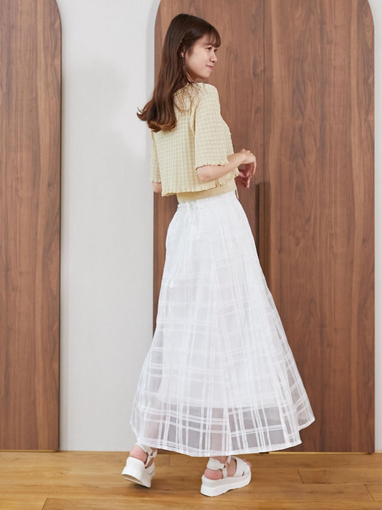 MAJESTIC LEGON キャミセットプチフリルカーディガン（イエロー） イエロー