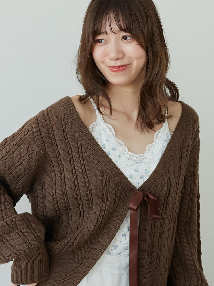マジェスティックレゴン MAJESTIC LEGON カップ付きローズリボンキャミ （ブルー） ブルー
