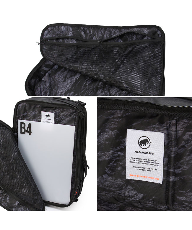 マムート MAMMUT マムート セオン リュック ビジネスリュック ビジネスバッグ メンズ ブランド 通勤 撥水 A4 B4 20L PC収納 3WAY MAMMUT Seon 25 （ブラック0001） ブラック0001