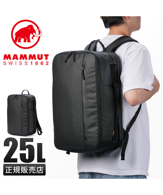 マムート MAMMUT マムート セオン リュック ビジネスリュック メンズ ブランド 通勤 撥水 A4 B4 25L PC収納 MAMMUT Seon 2510-03911 （ブラック0001） ブラック0001