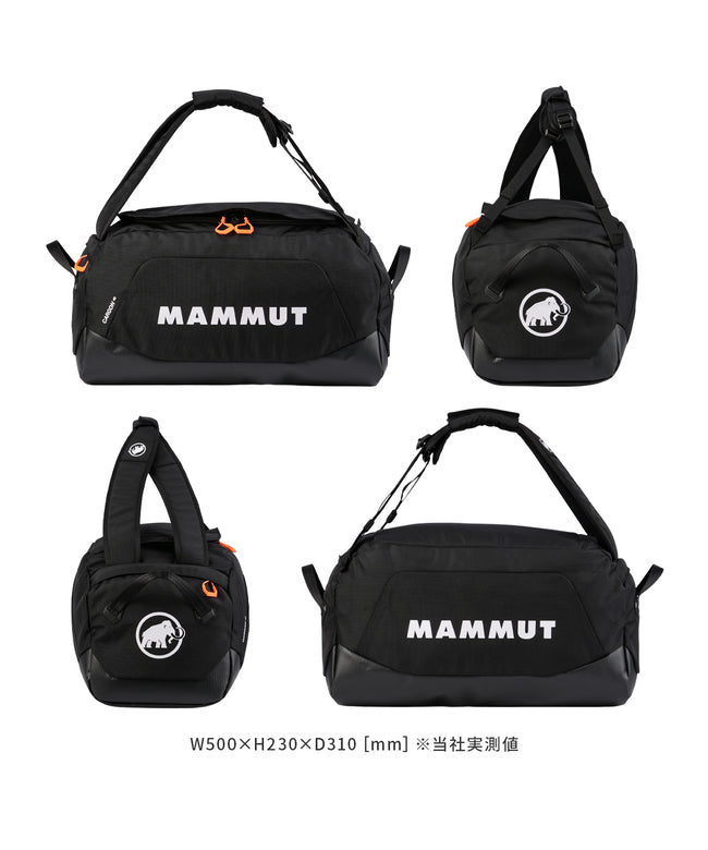 マムート MAMMUT 新商品/サンリバー/マムート//cargon 40/Urbaneering/Delta X Packs and Bags/ボストンバッグ40L/2570-002 （ブラック0001） ブラック0001