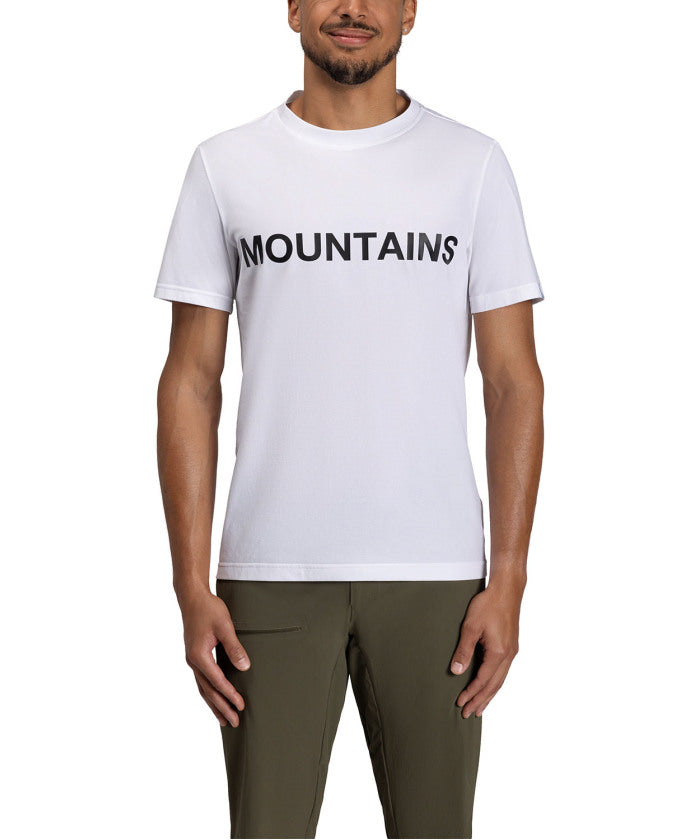 マムート MAMMUT MAMMUT マムート アウトドア QD ロゴプリントTシャツ QD Logo Print TーShirt AF Men  （WHITE PRT5） WHITE PRT5