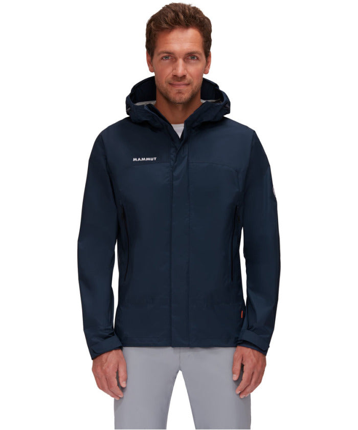 MAMMUT　MICROLAYER Jacket AF Men Mammut, Microlayer 2.0 HS Hooded Jacket - Men's, Black, L at