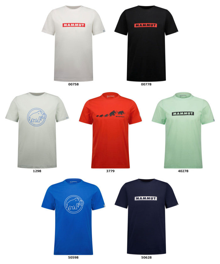 マムート MAMMUT MAMMUT マムート アウトドア QD ロゴプリントTシャツ QD Logo Print TーShirt AF Men  （MAM RED PRT3） MAM RED PRT3