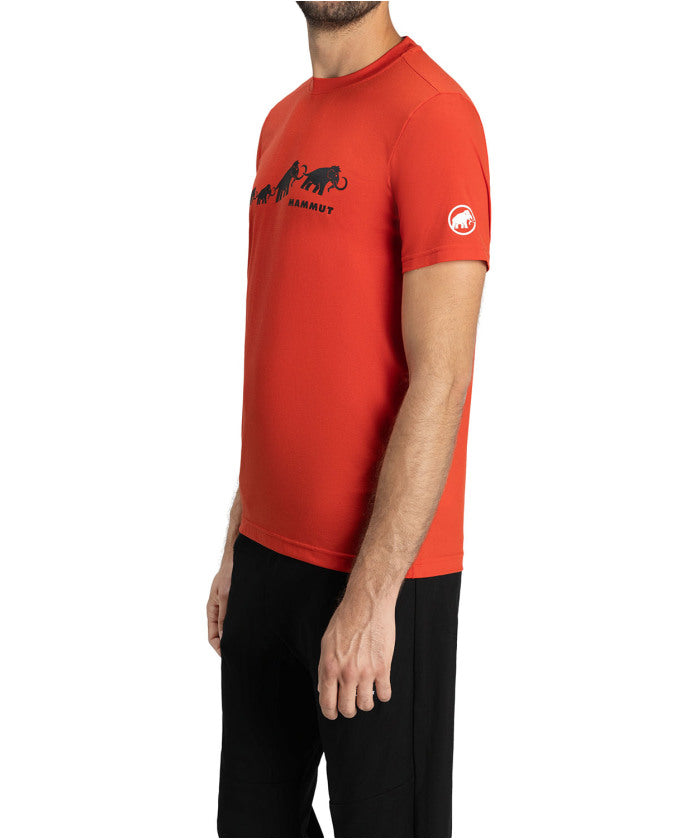 マムート MAMMUT MAMMUT マムート アウトドア QD ロゴプリントTシャツ QD Logo Print TーShirt AF Men  （MAM RED PRT3） MAM RED PRT3