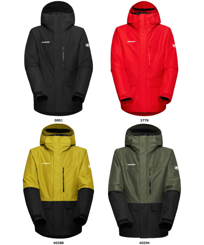 マムート MAMMUT マムート MAMMUT アウトドア FALL LINE HS THERMO HOODED JACKET AF MEN  101030890 （0001 BLACK） 0001 BLACK