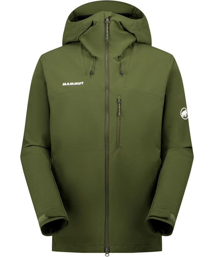 マムート MAMMUT マムート MAMMUT アウトドア トレッカーズ ソフトシェル フーテッド ジャケット アジアンフィット メンズ アウター ハイキング トレ （40284 DARKMARSH） 40284 DARKMARSH