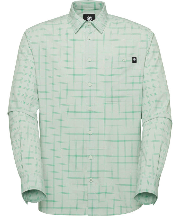 マムート MAMMUT マムート MAMMUT アウトドア LENNI LONGSLEEVE SHIRT AF MEN  101501650 （1302 SILVERSAGE-PINEA） 1302 SILVERSAGE-PINEA